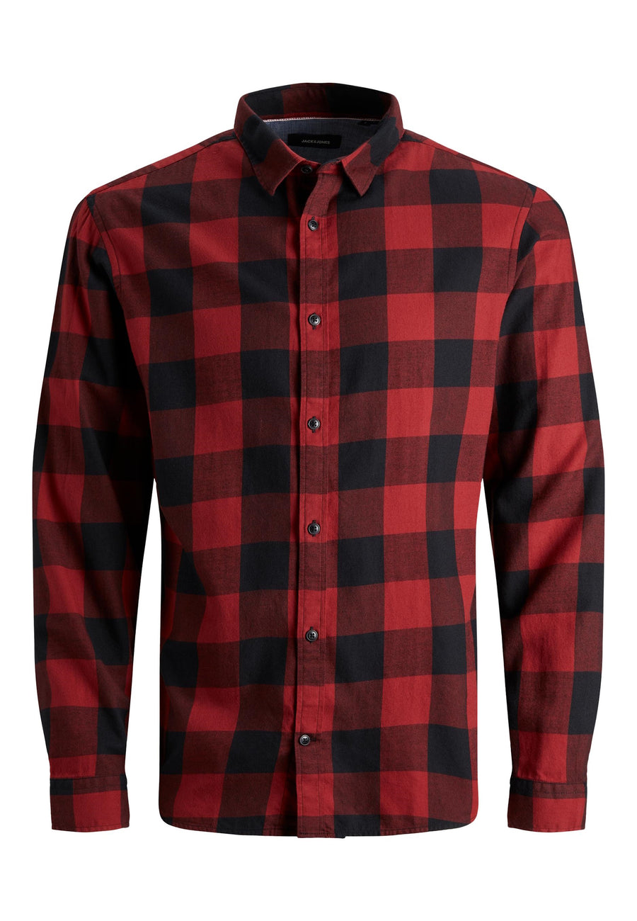 Jack & Jones Langärmliges GINGHAM TWILL SHIRT mit Hemdkragen