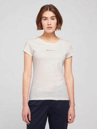 Tom Tailor Slim Fit T- Shirt mit Logo Print