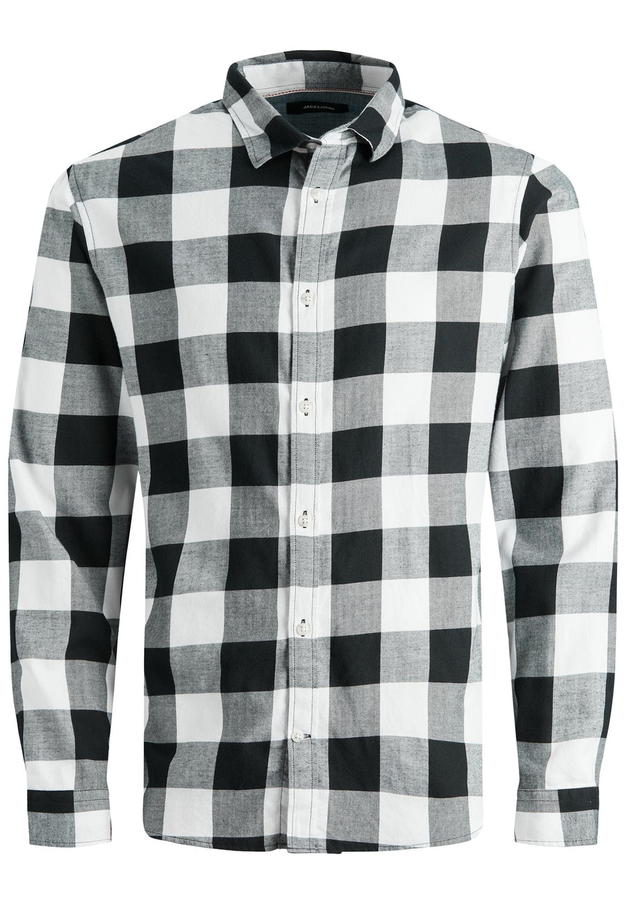 Jack & Jones Langärmliges GINGHAM TWILL SHIRT mit Hemdkragen