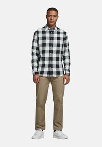 Jack & Jones Langärmliges GINGHAM TWILL SHIRT mit Hemdkragen