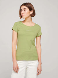 Tom Tailor Slim Fit T- Shirt mit Logo Print