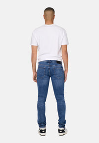 Only & Sons Loom Slim M. Blue lange Hose