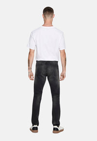 Only & Sons Loom Black Washed lange Hose