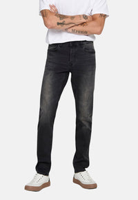 Only & Sons Loom Black Washed lange Hose