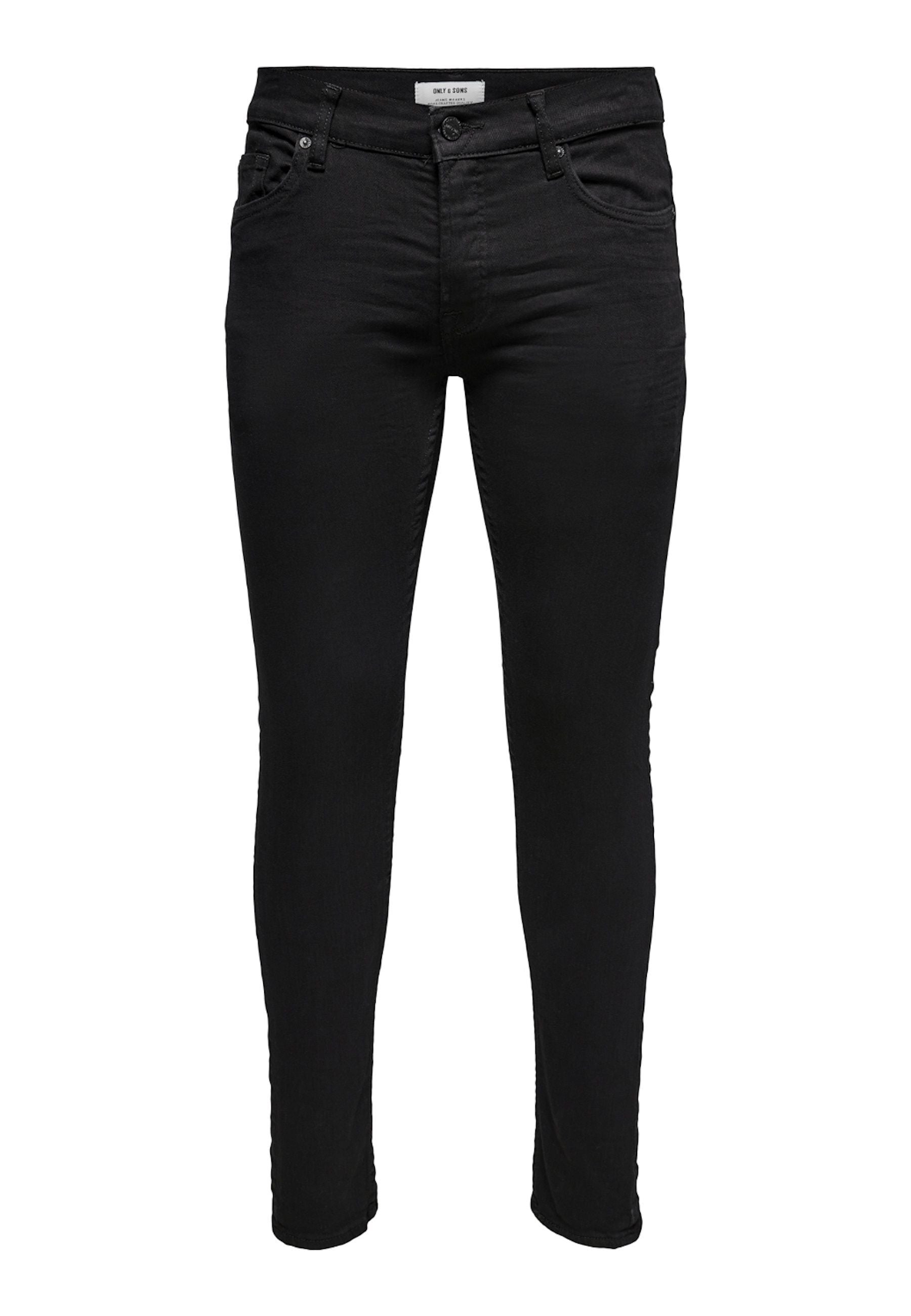 Only & Sons Loom Black lange Hose
