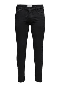 Only & Sons Loom Black lange Hose