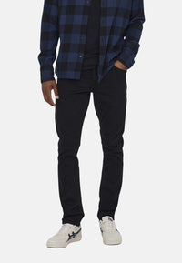 Only & Sons Loom Black lange Hose