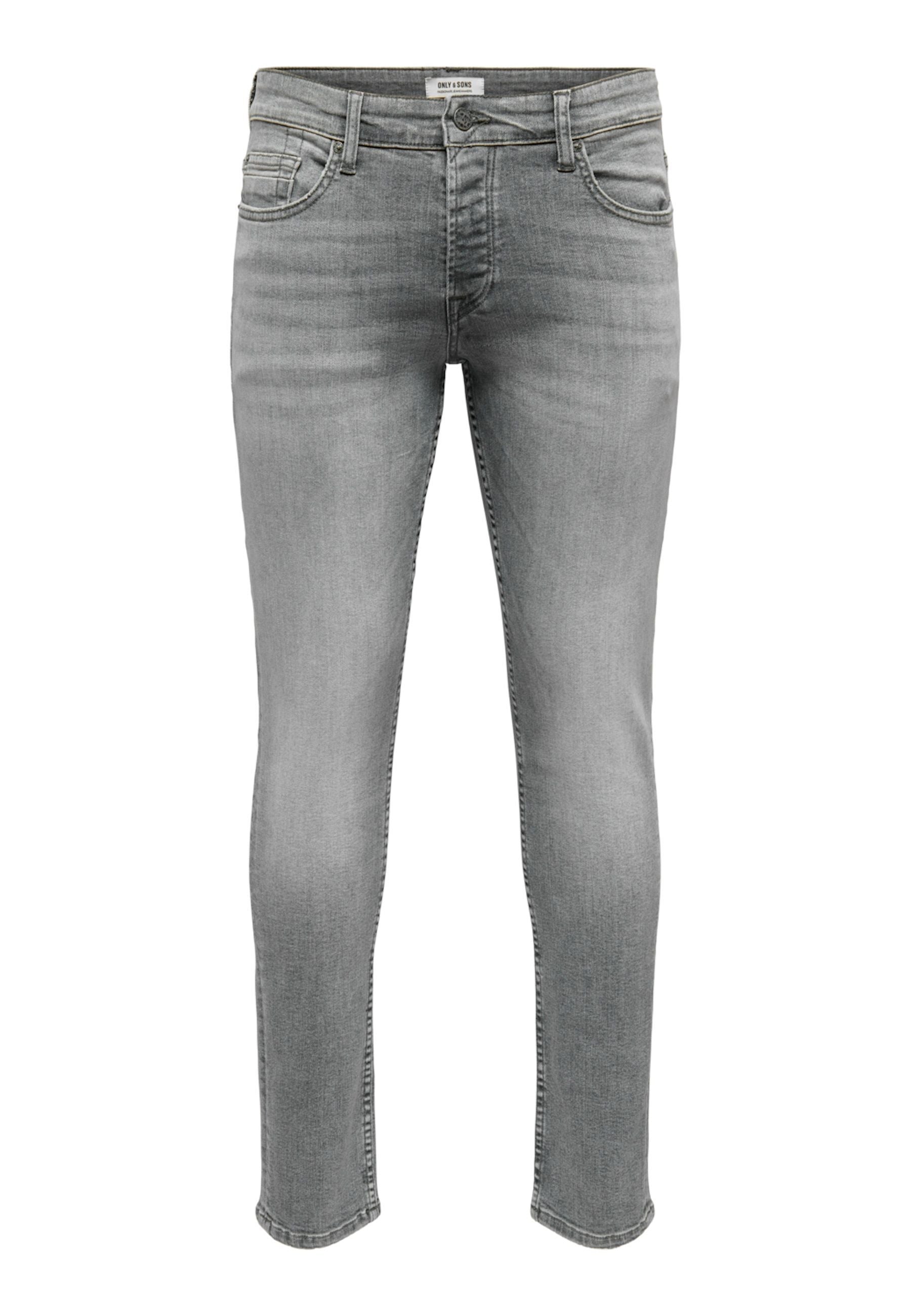Only & Sons Loom Slim Grey lange Hose