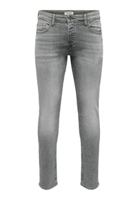 Only & Sons Loom Slim Grey lange Hose