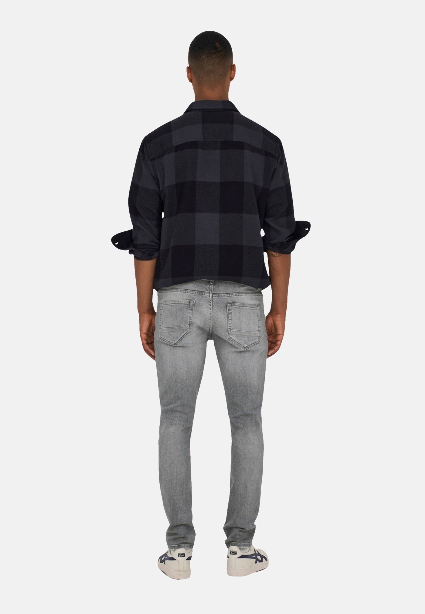 Only & Sons Loom Slim Grey lange Hose
