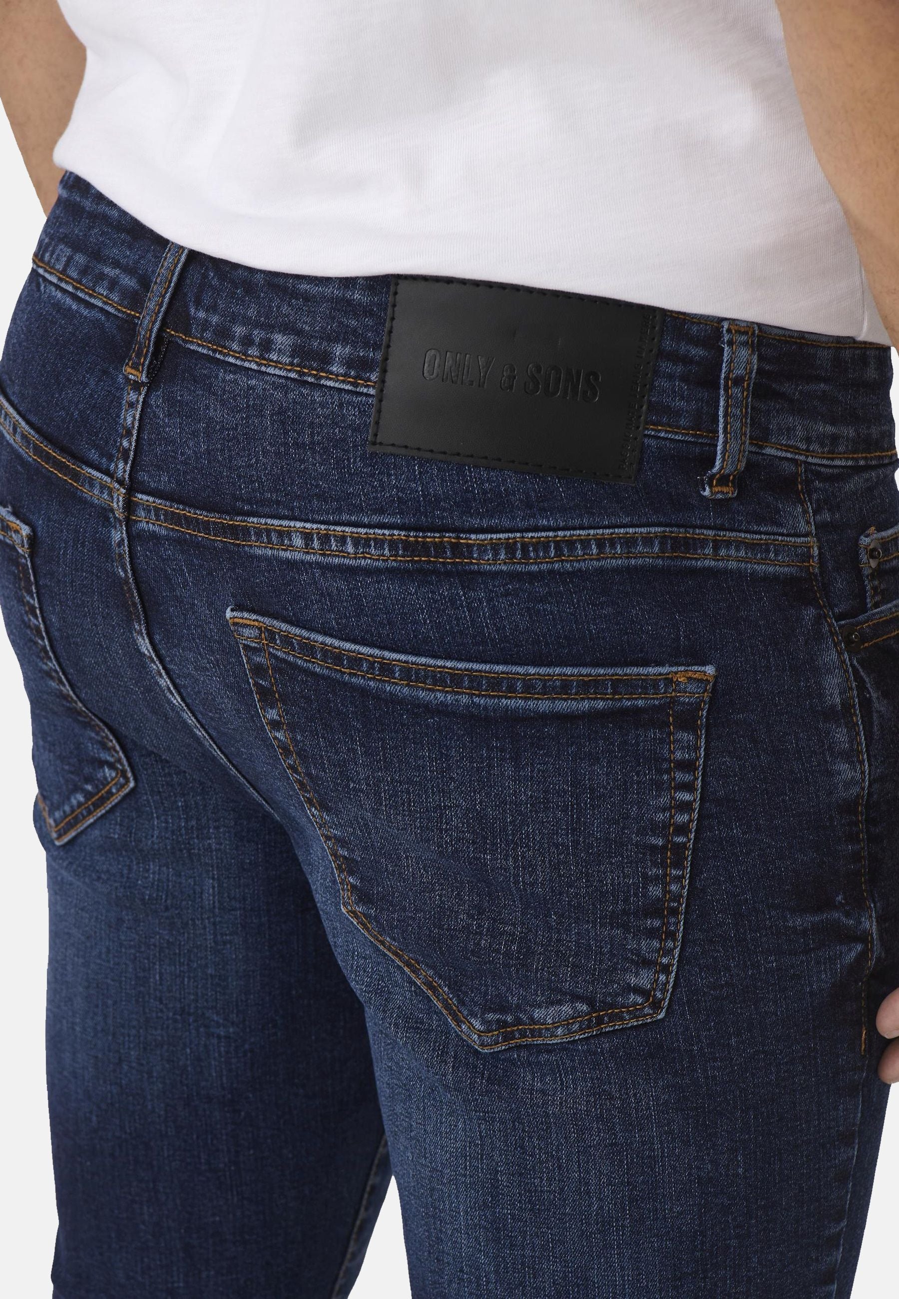 Only & Sons Loom Slim D. Blue lange Hose
