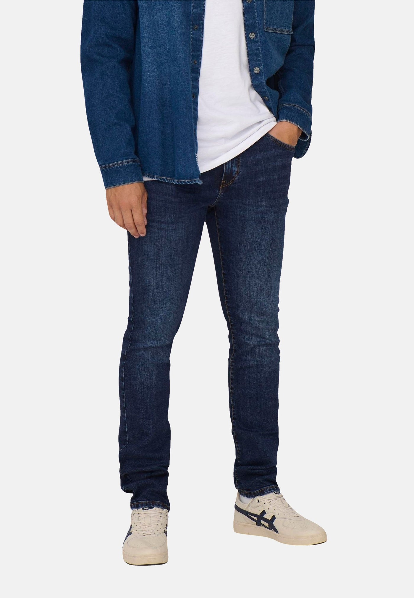 Only & Sons Loom Slim D. Blue lange Hose