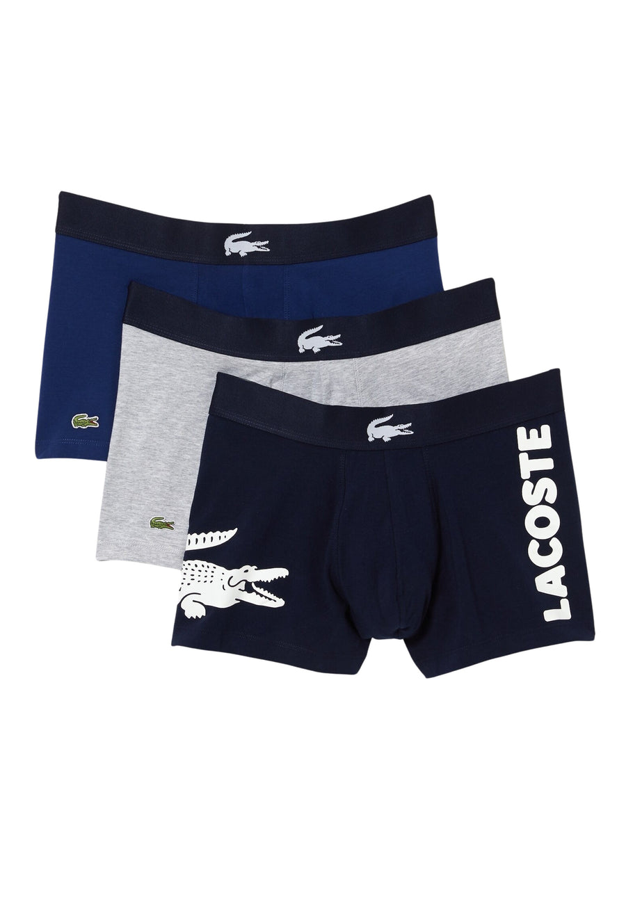 Lacoste Herren-Trunks aus Stretch-Baumwolle im 3er-Pack