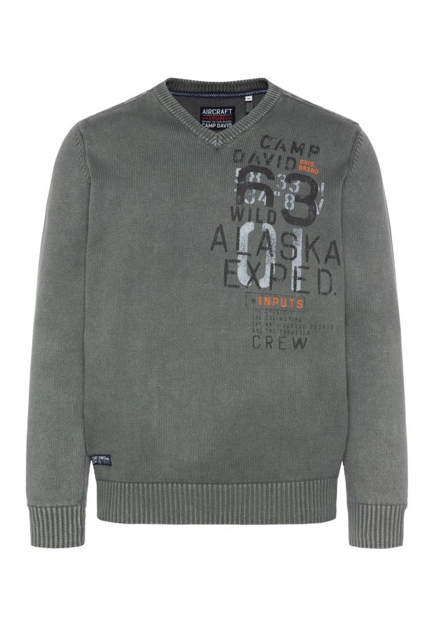 Camp David Strickpullover V-Neck