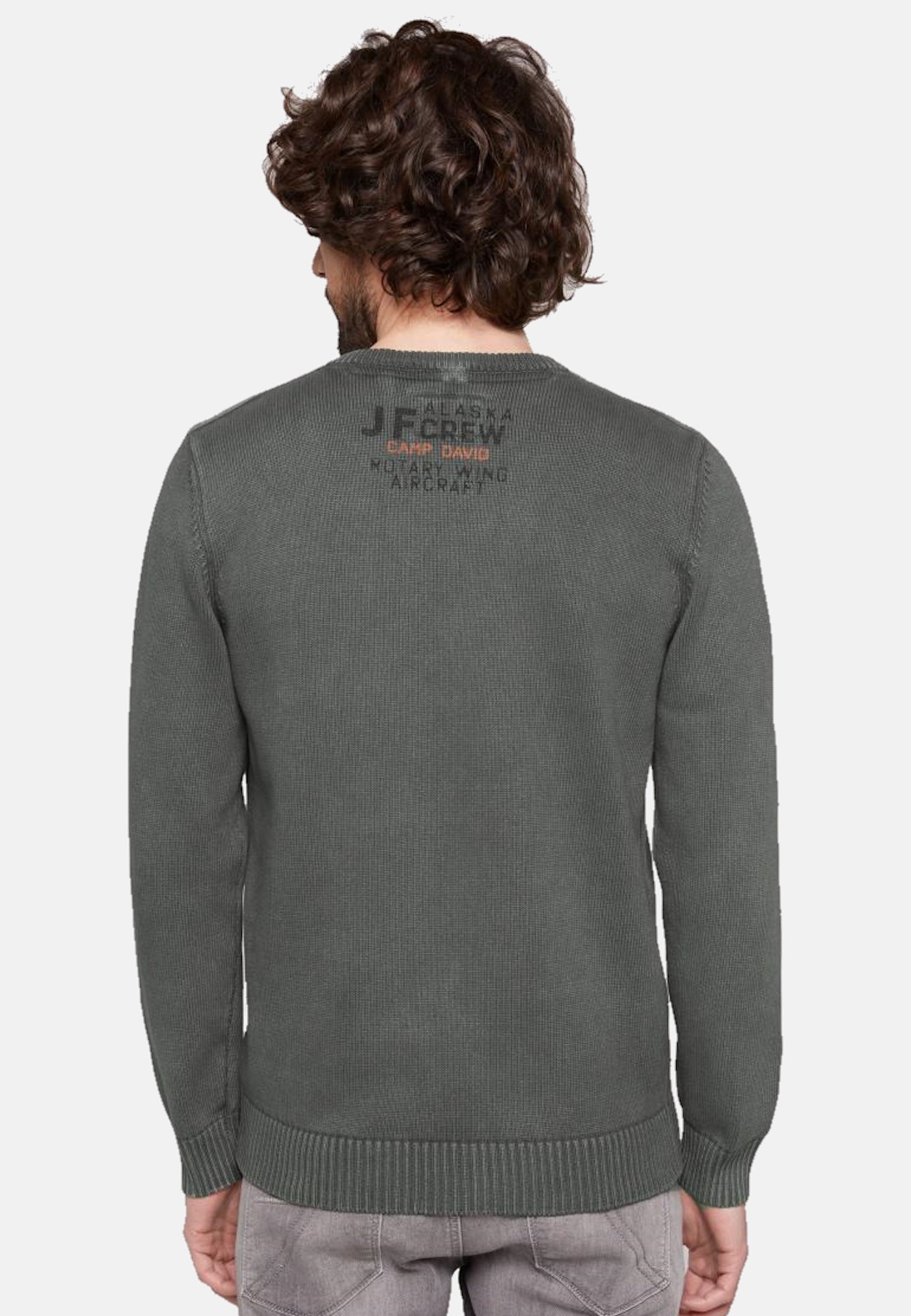 Camp David Strickpullover V-Neck