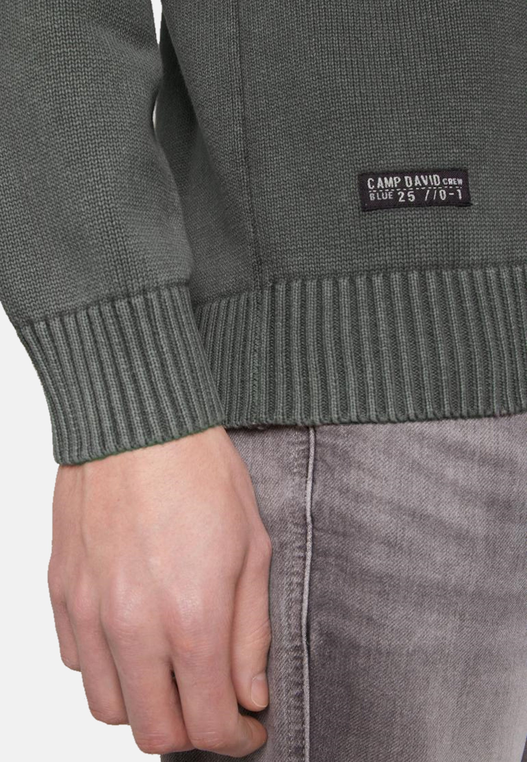 Camp David Strickpullover V-Neck