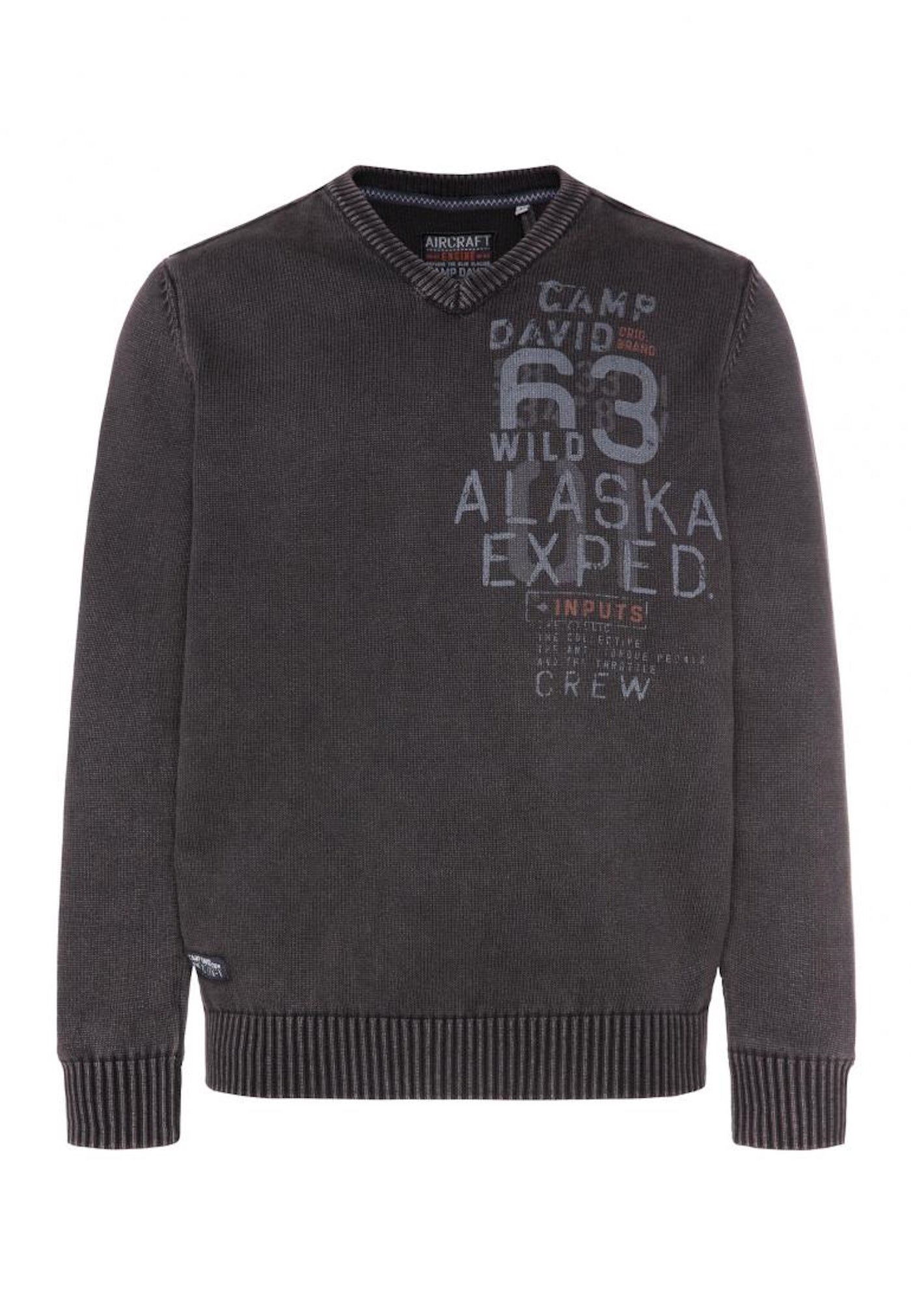 Camp David Strickpullover V-Neck