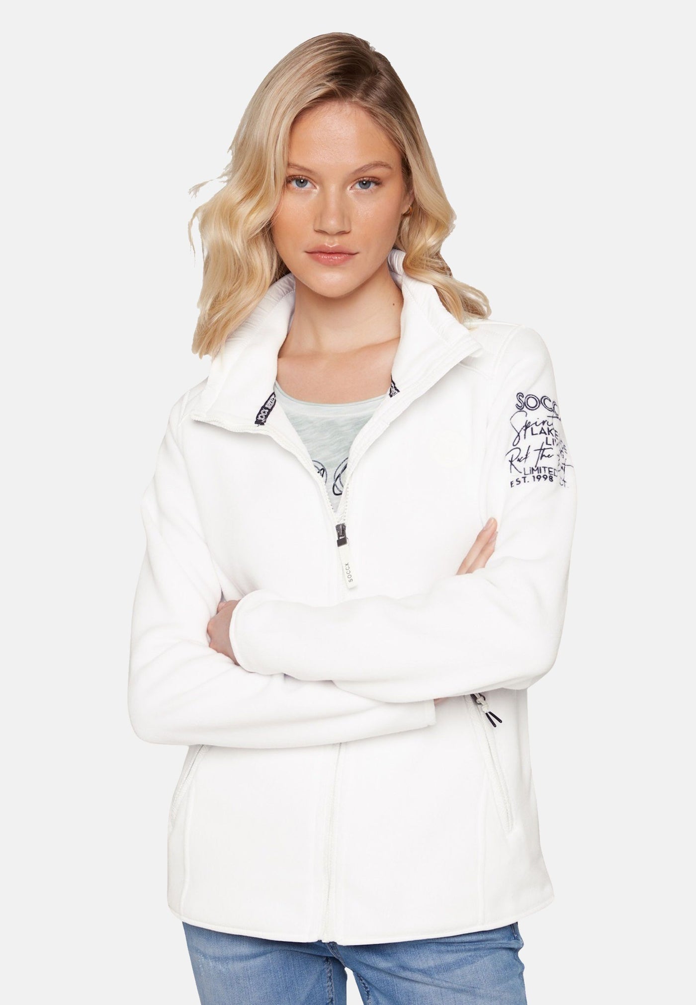 Soccx ROCK THE BOAT Fleecejacke