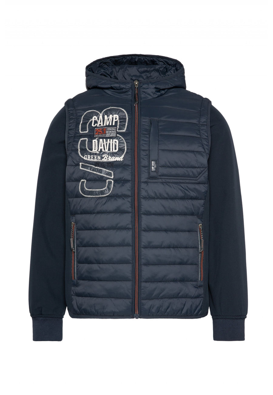Camp David halb Stepp- und Softshelljacke