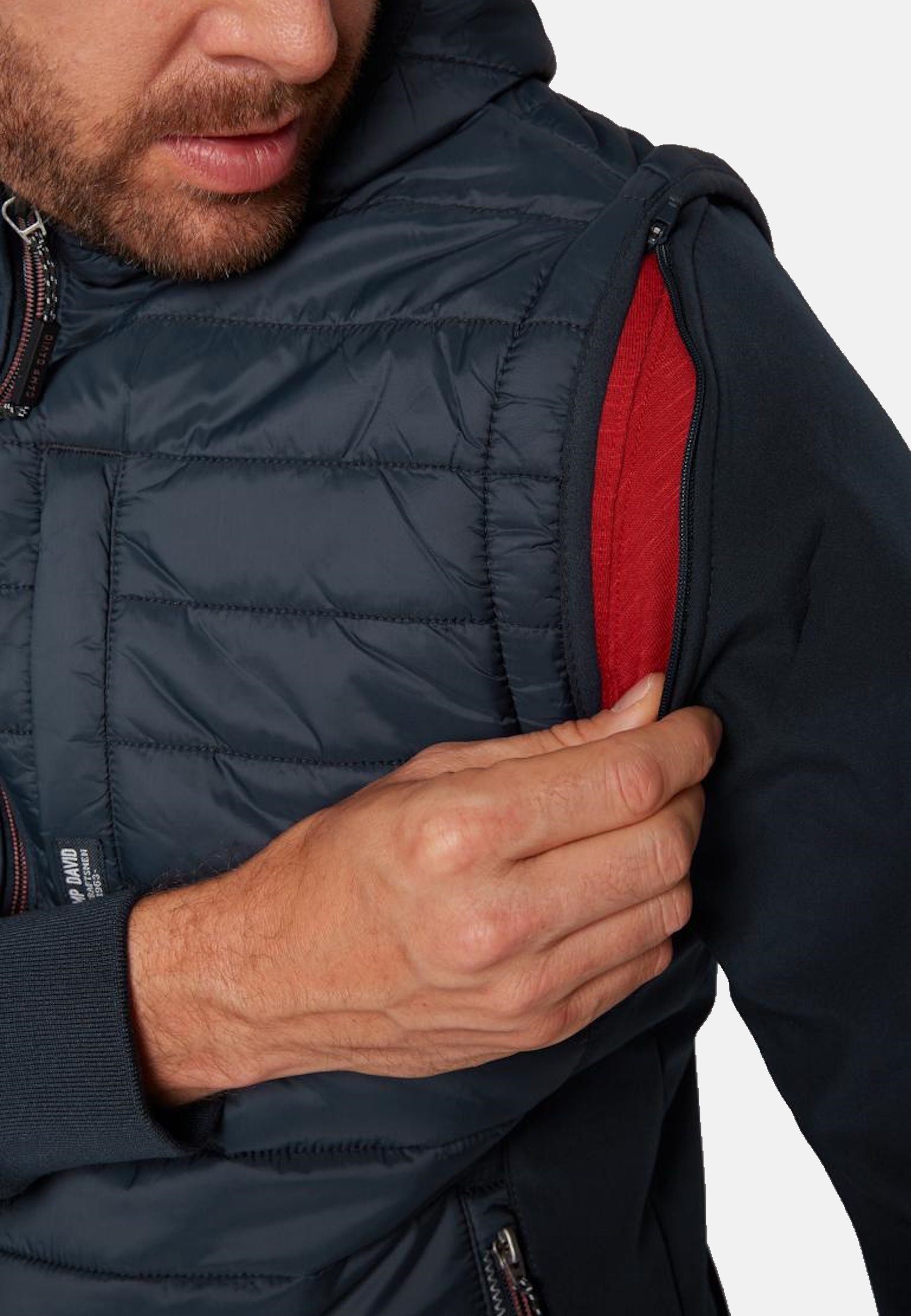 Camp David halb Stepp- und Softshelljacke