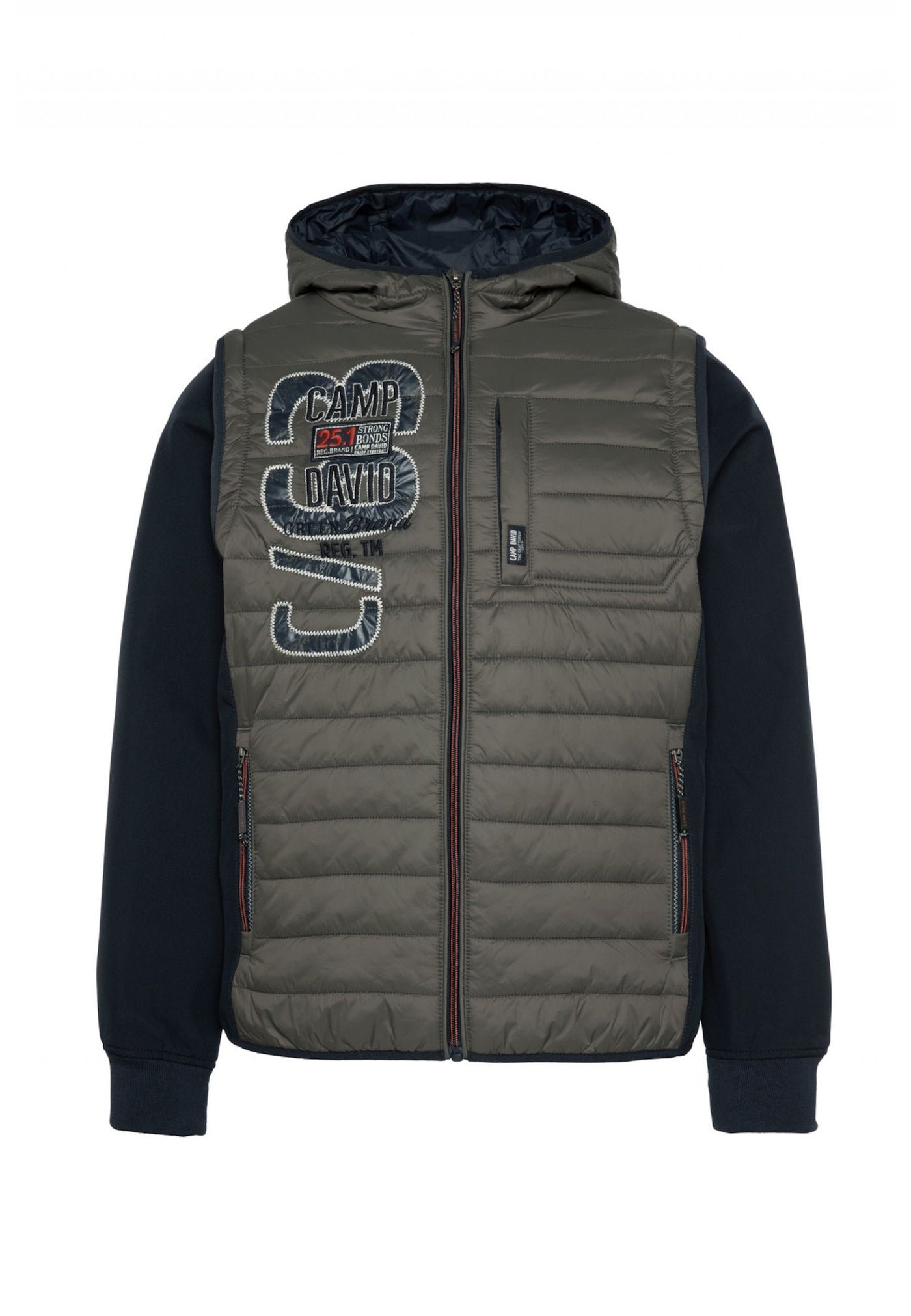 Camp David halb Stepp- und Softshelljacke