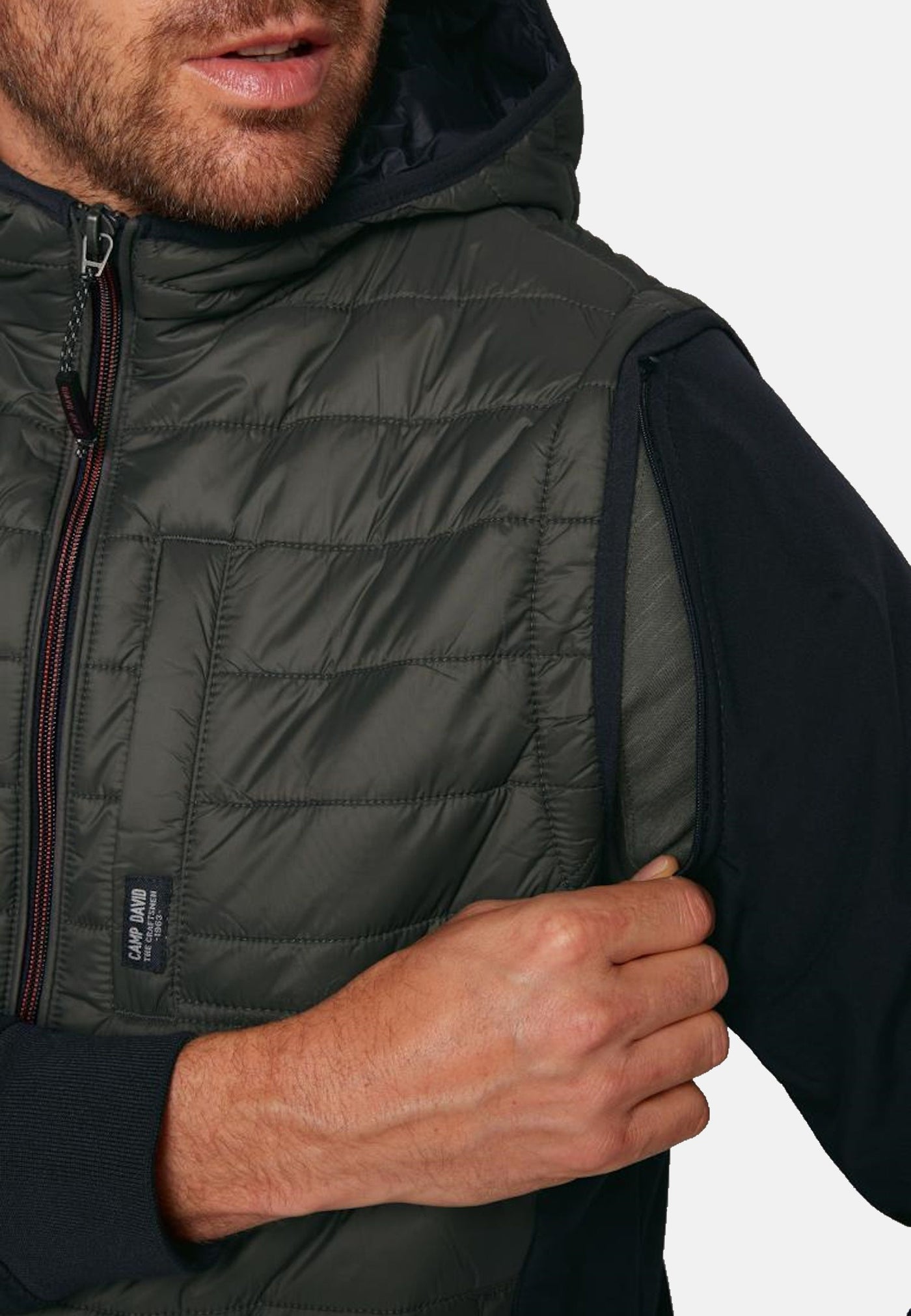 Camp David halb Stepp- und Softshelljacke