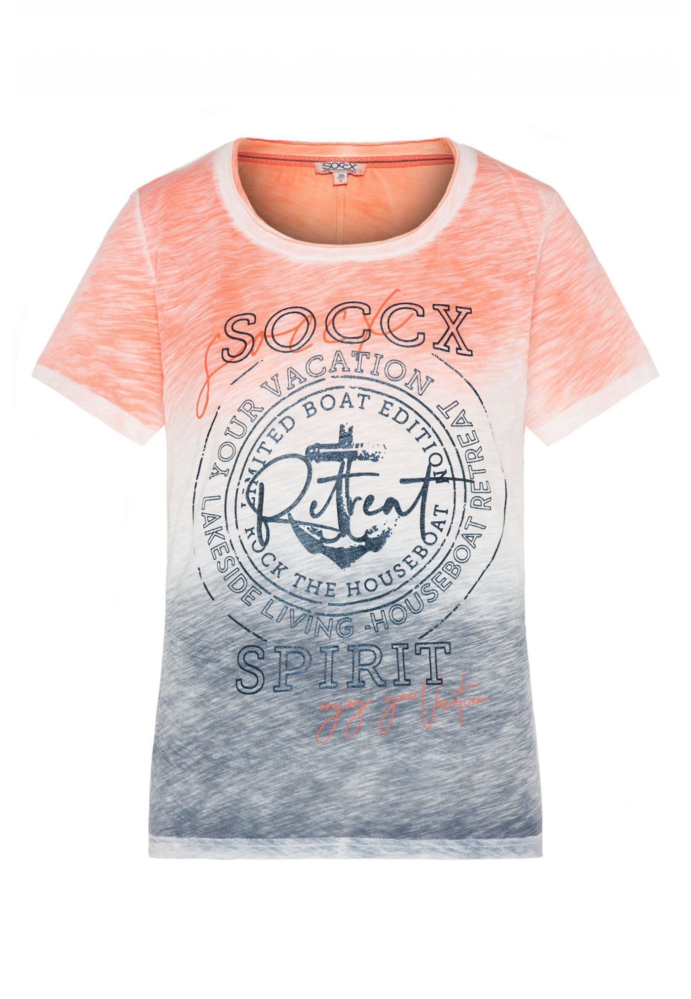 Soccx ROCK THE BOAT Kurzarmshirt