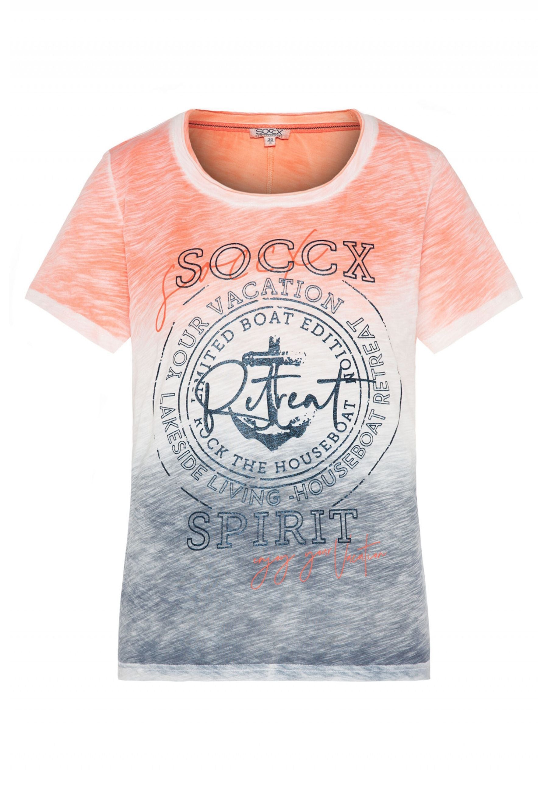 Soccx ROCK THE BOAT Kurzarmshirt