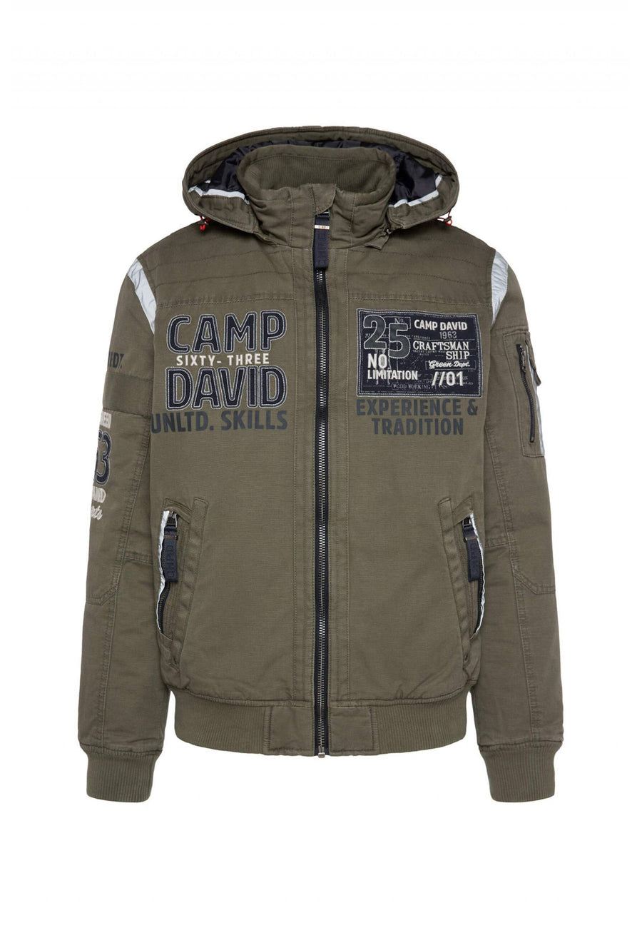 Camp David wattierter Blouson