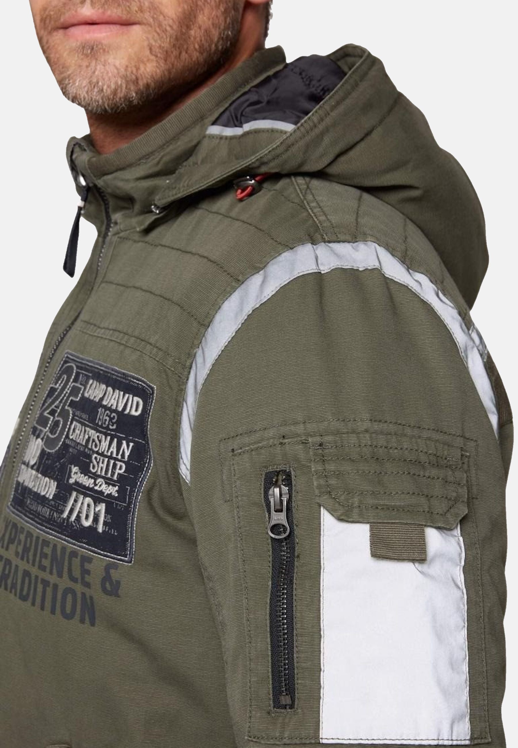 Camp David wattierter Blouson