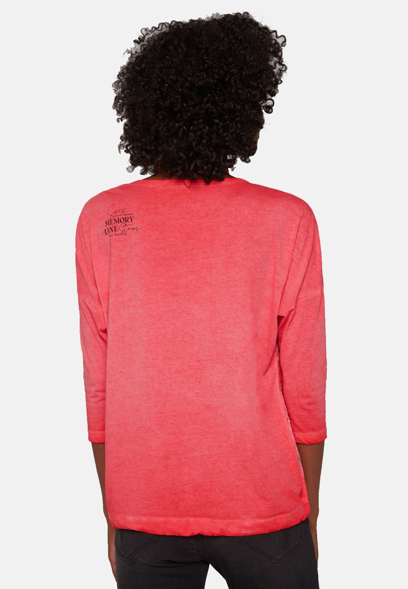 Soccx MEMORY LANE Shirt mit 3/4-Ärmeln