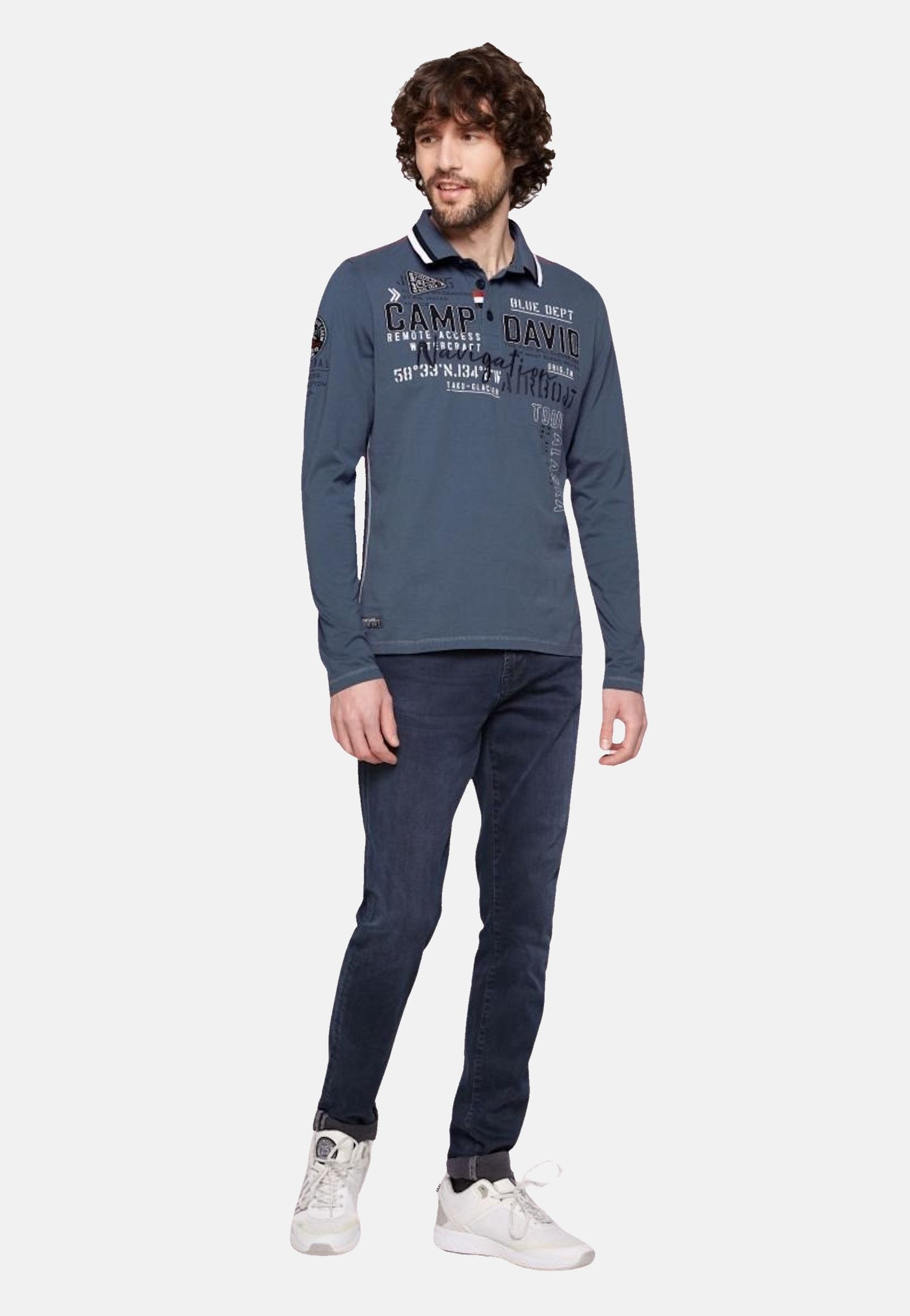 Camp David ALASKA ICE TOUR Langarmshirt
