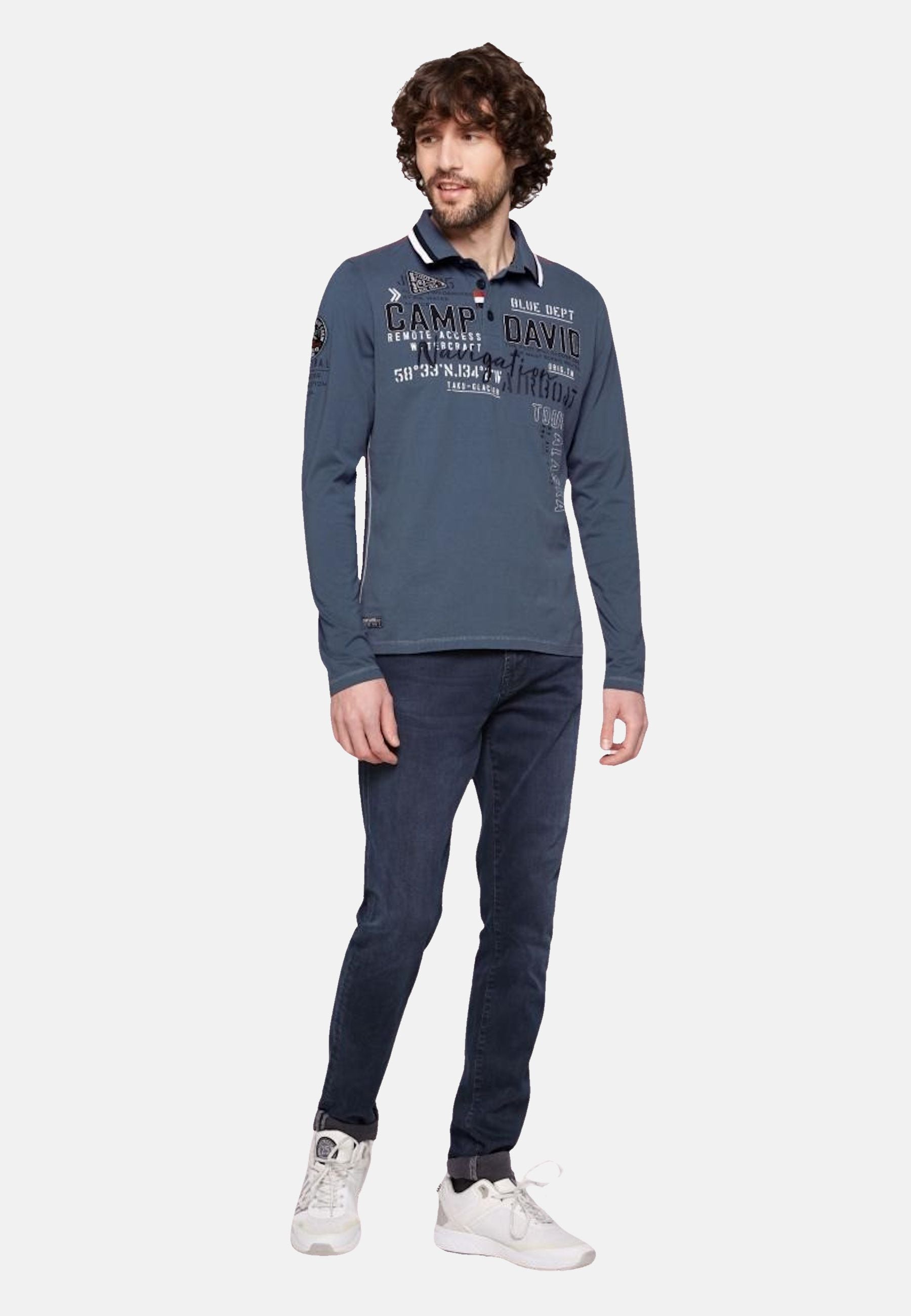 Camp David ALASKA ICE TOUR Langarmshirt