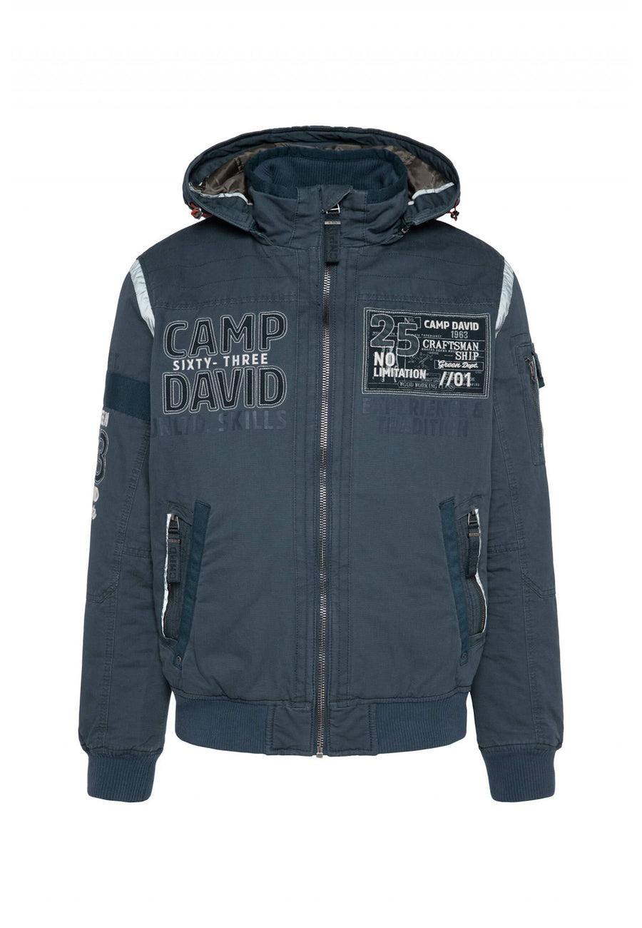 Camp David wattierter Blouson