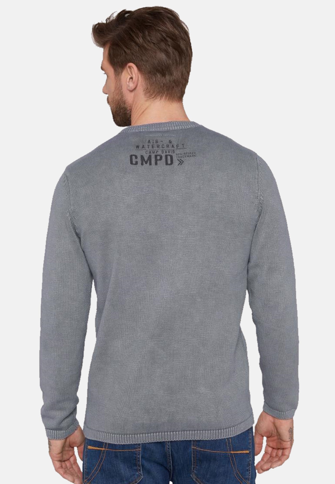 Camp David Strickpullover R-Neck