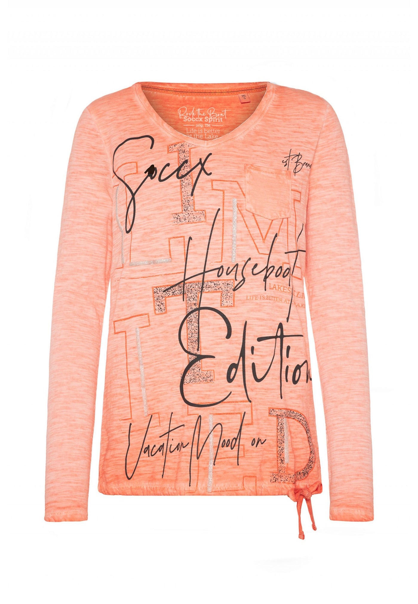 Soccx ROCK THE BOAT Langarmshirt