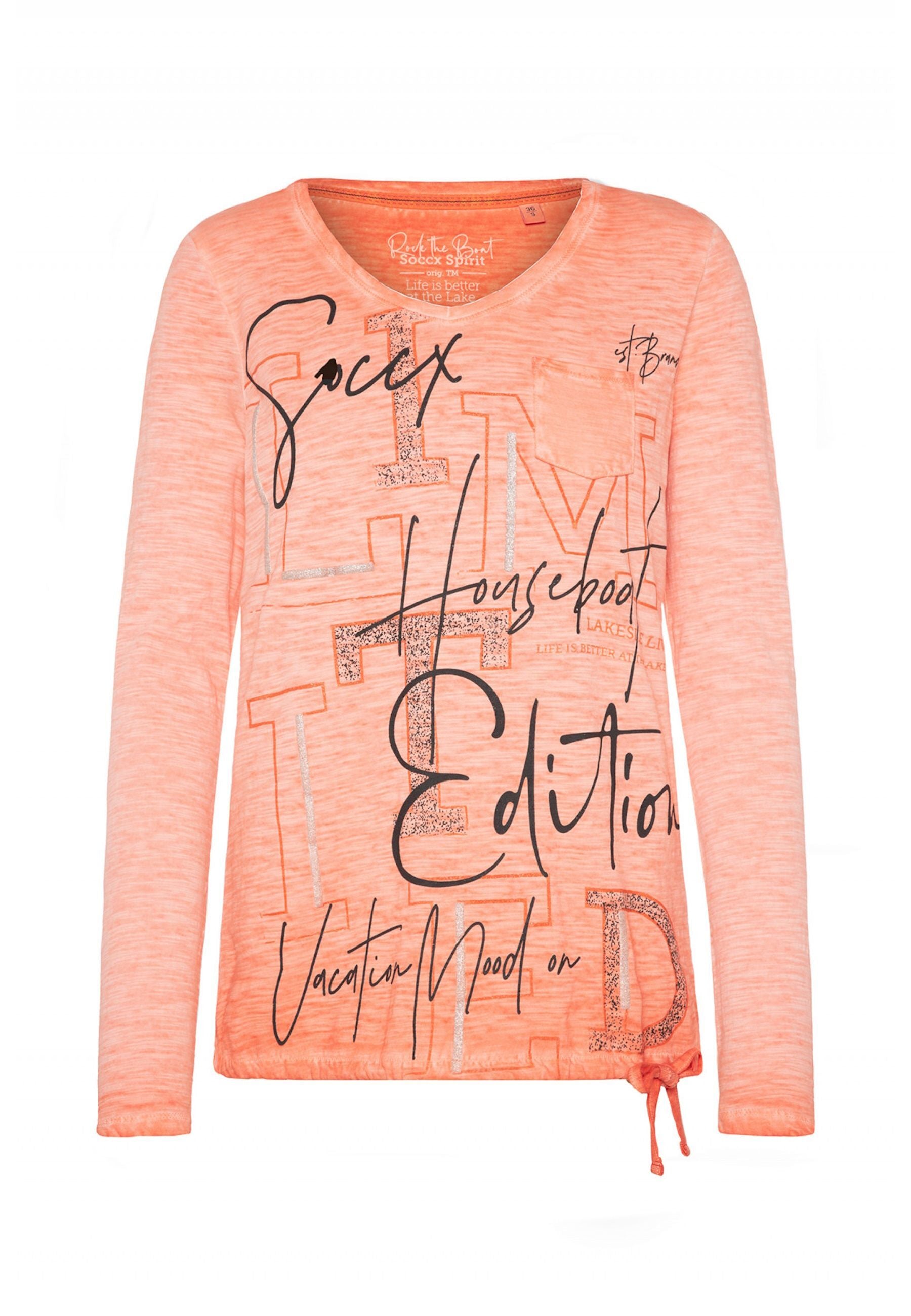 Soccx ROCK THE BOAT Langarmshirt