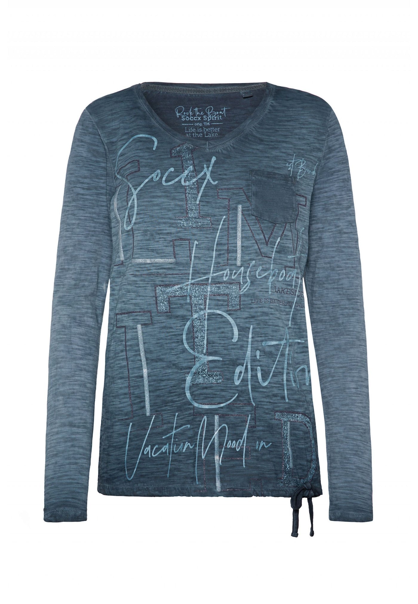 Soccx ROCK THE BOAT Langarmshirt