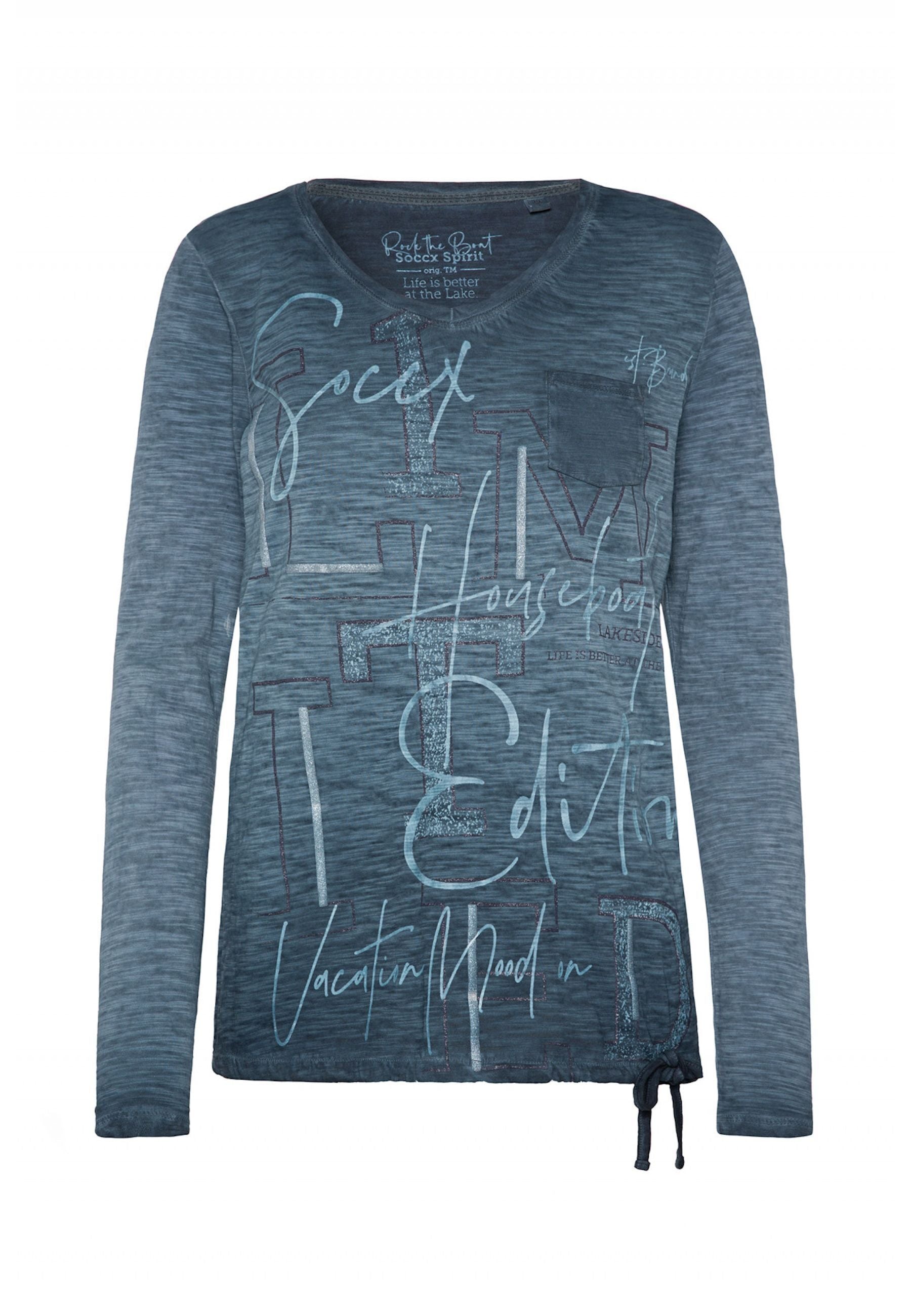 Soccx ROCK THE BOAT Langarmshirt