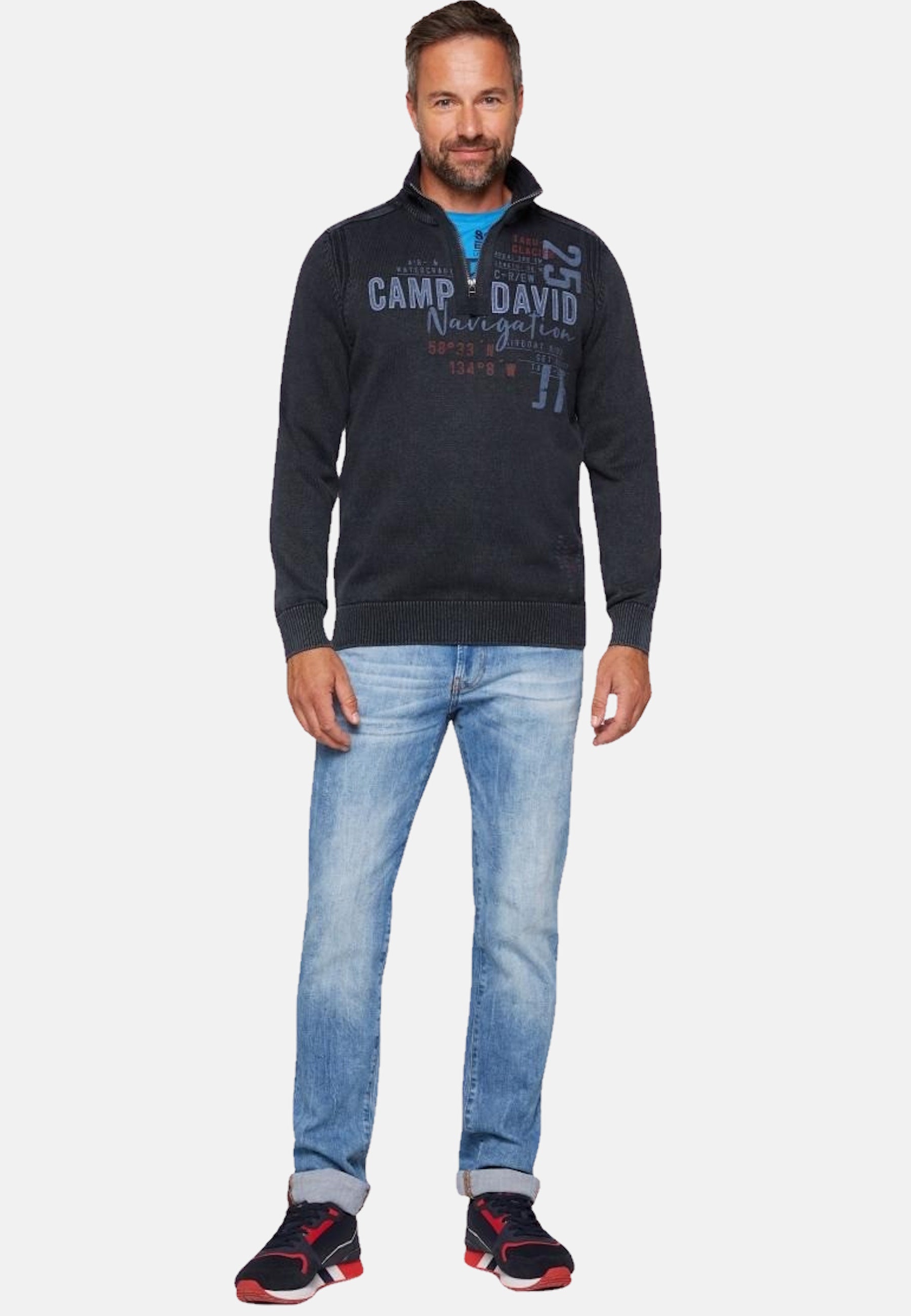 Camp David Strickpullover Troyer