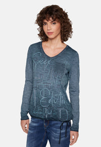 Soccx ROCK THE BOAT Langarmshirt