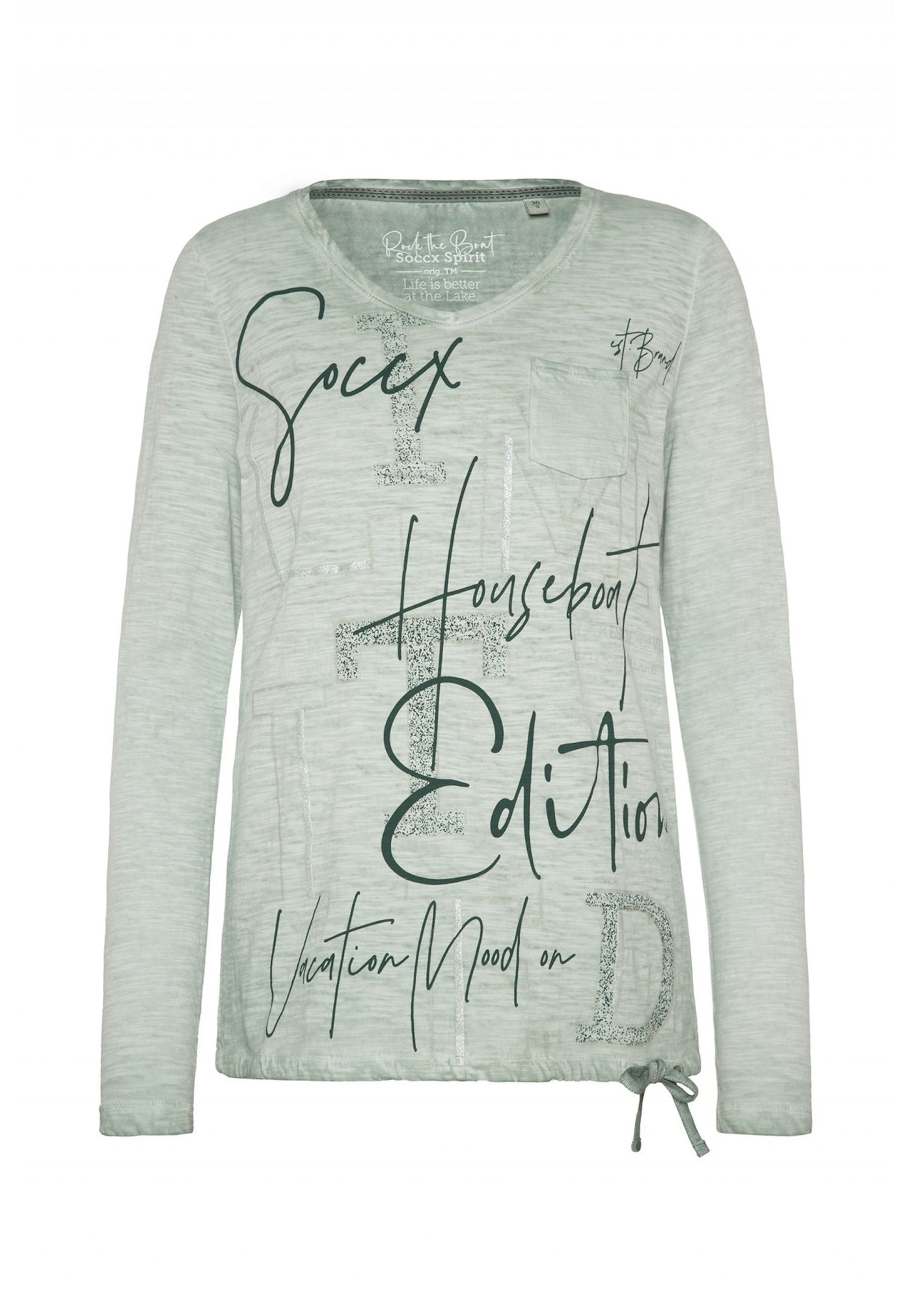 Soccx ROCK THE BOAT Langarmshirt