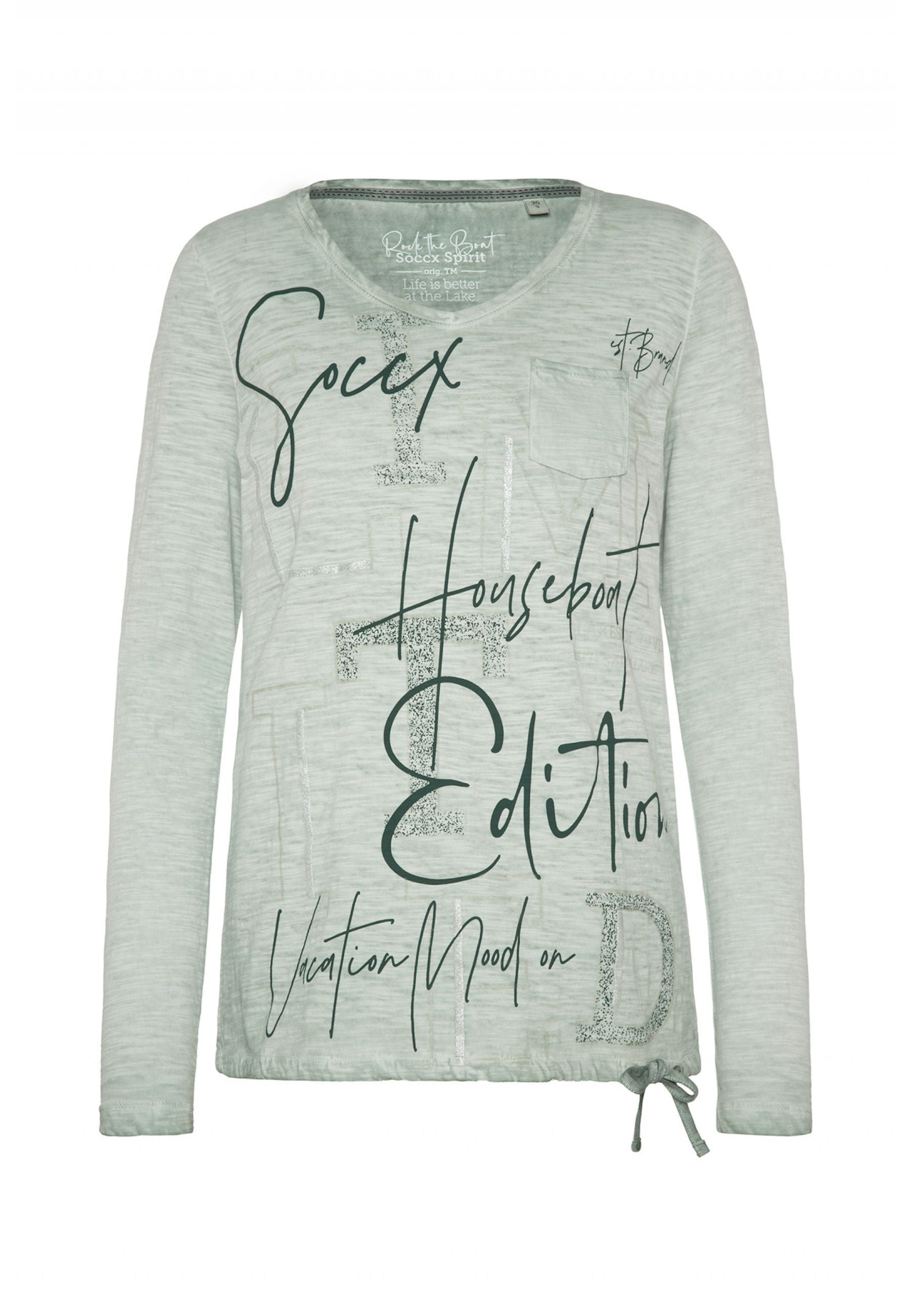 Soccx ROCK THE BOAT Langarmshirt