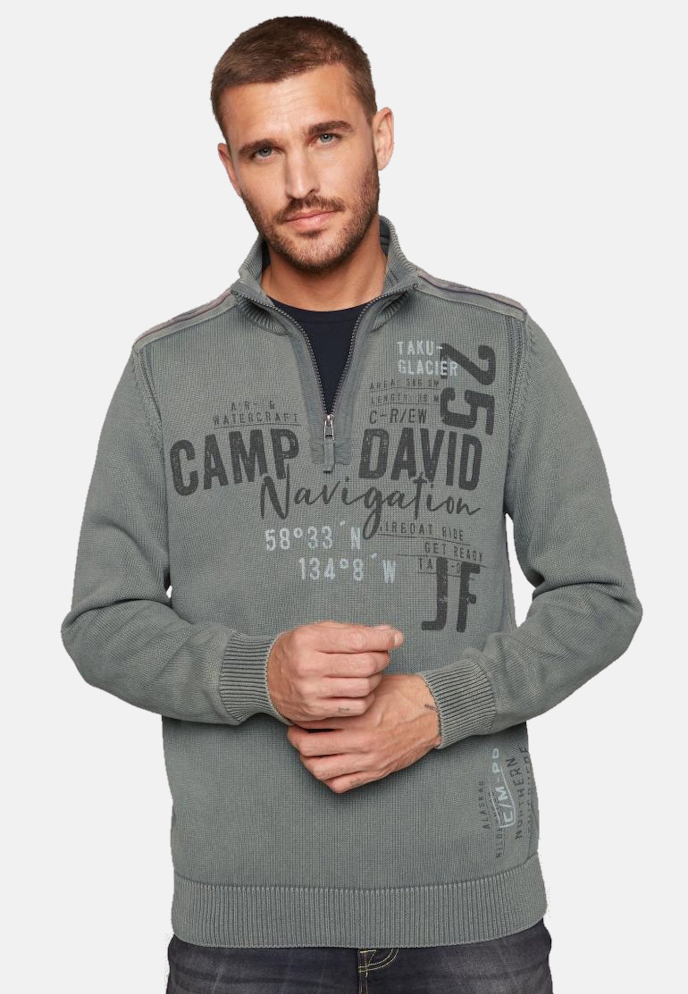 Camp David Strickpullover Troyer