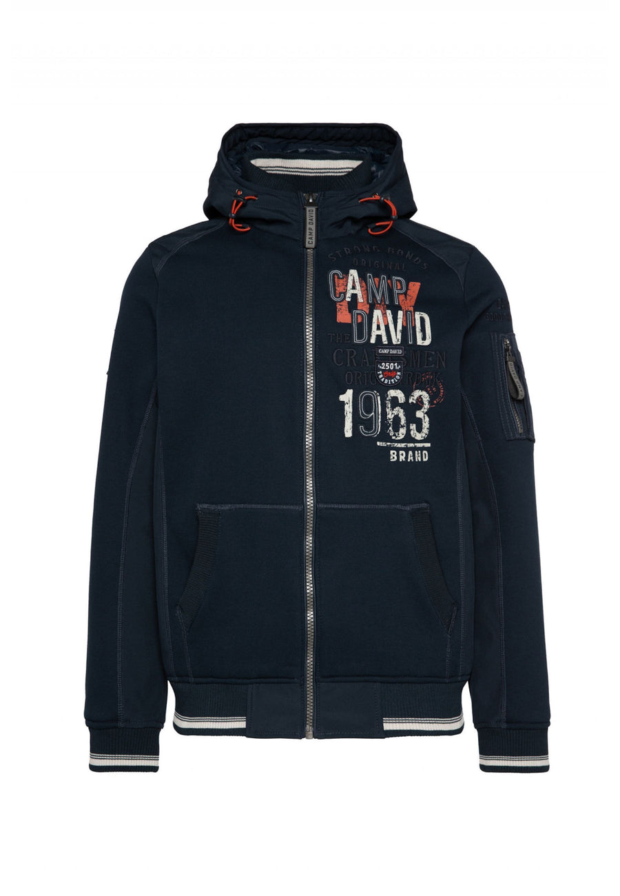 Camp David THE CRAFTSMEN Kapuzensweatjacke