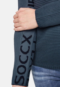 Soccx Strickpullover R-Neck