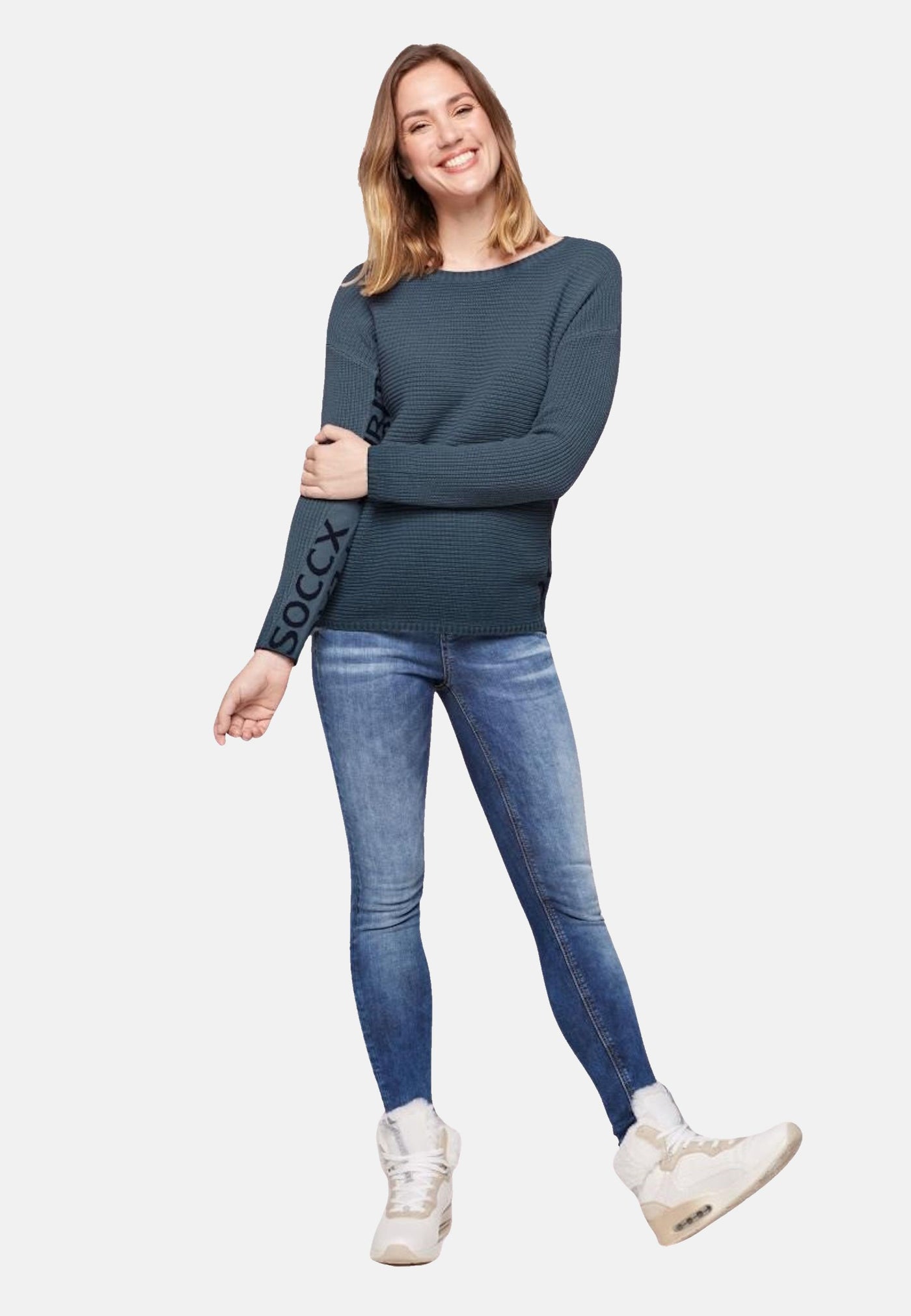 Soccx Strickpullover R-Neck