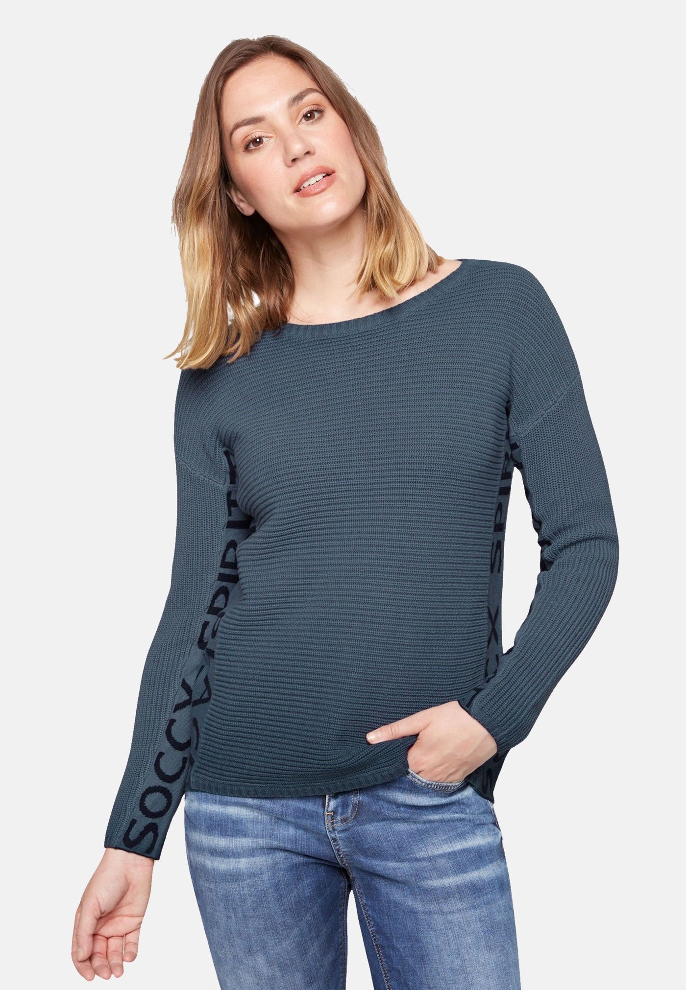 Soccx Strickpullover R-Neck