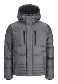 Jack & Jones YOG Steppjacke mit Kapuze und Reißverschluss