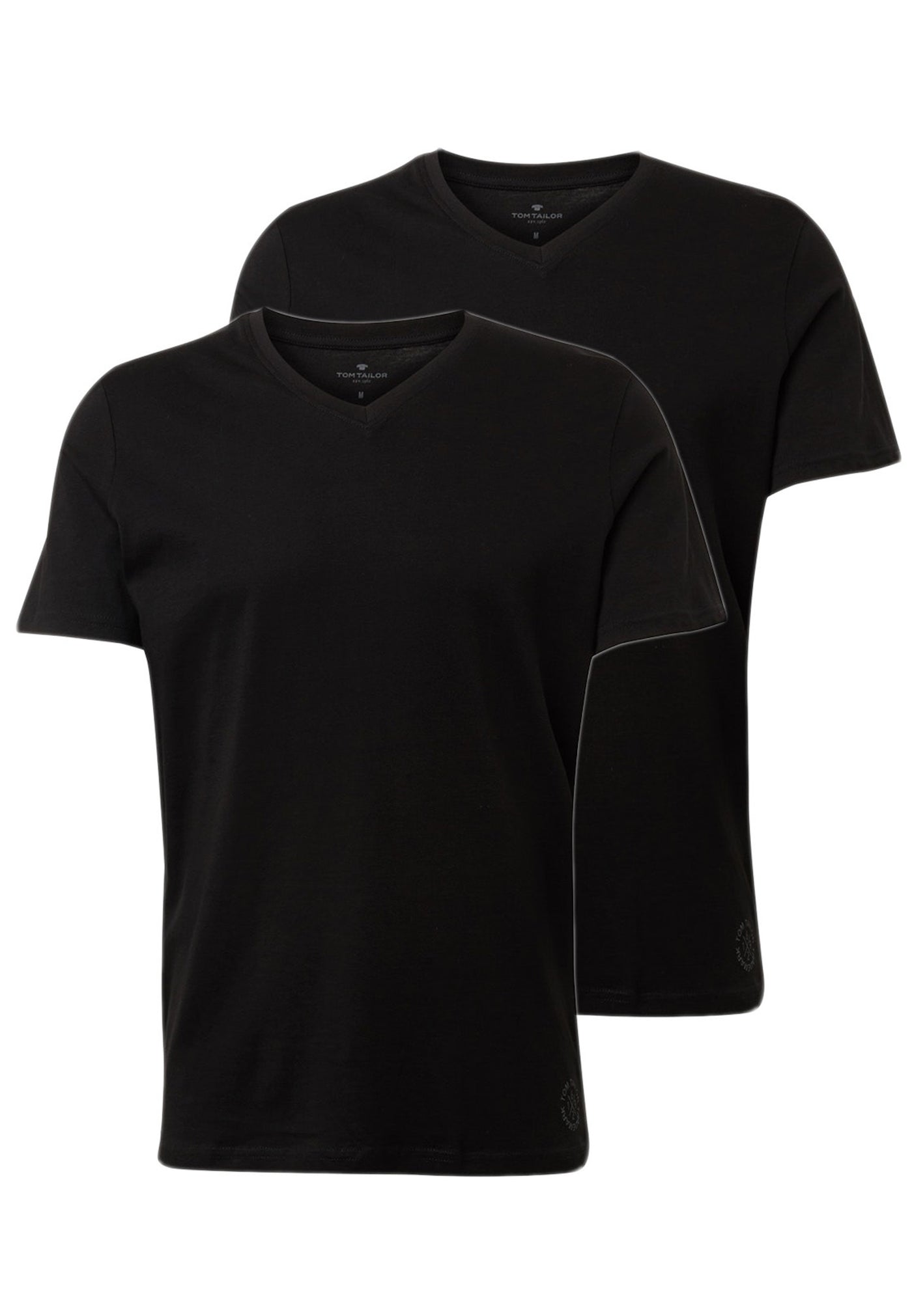 Tom Tailor 2er Pack T-Shirts V-Neck Basic TT Tee